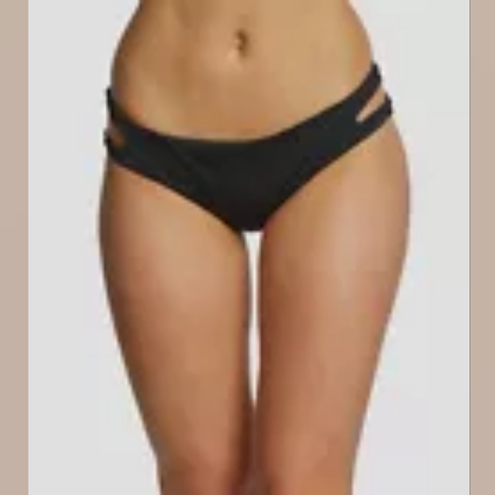 Carvico Black and White Bikini Bottom